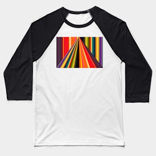 Rainbow Pyramid Baseball T-Shirt